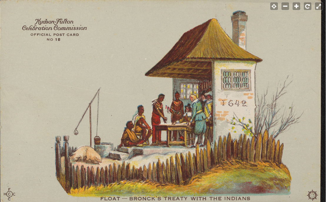 Float — Bronck’s Treaty with the Indians