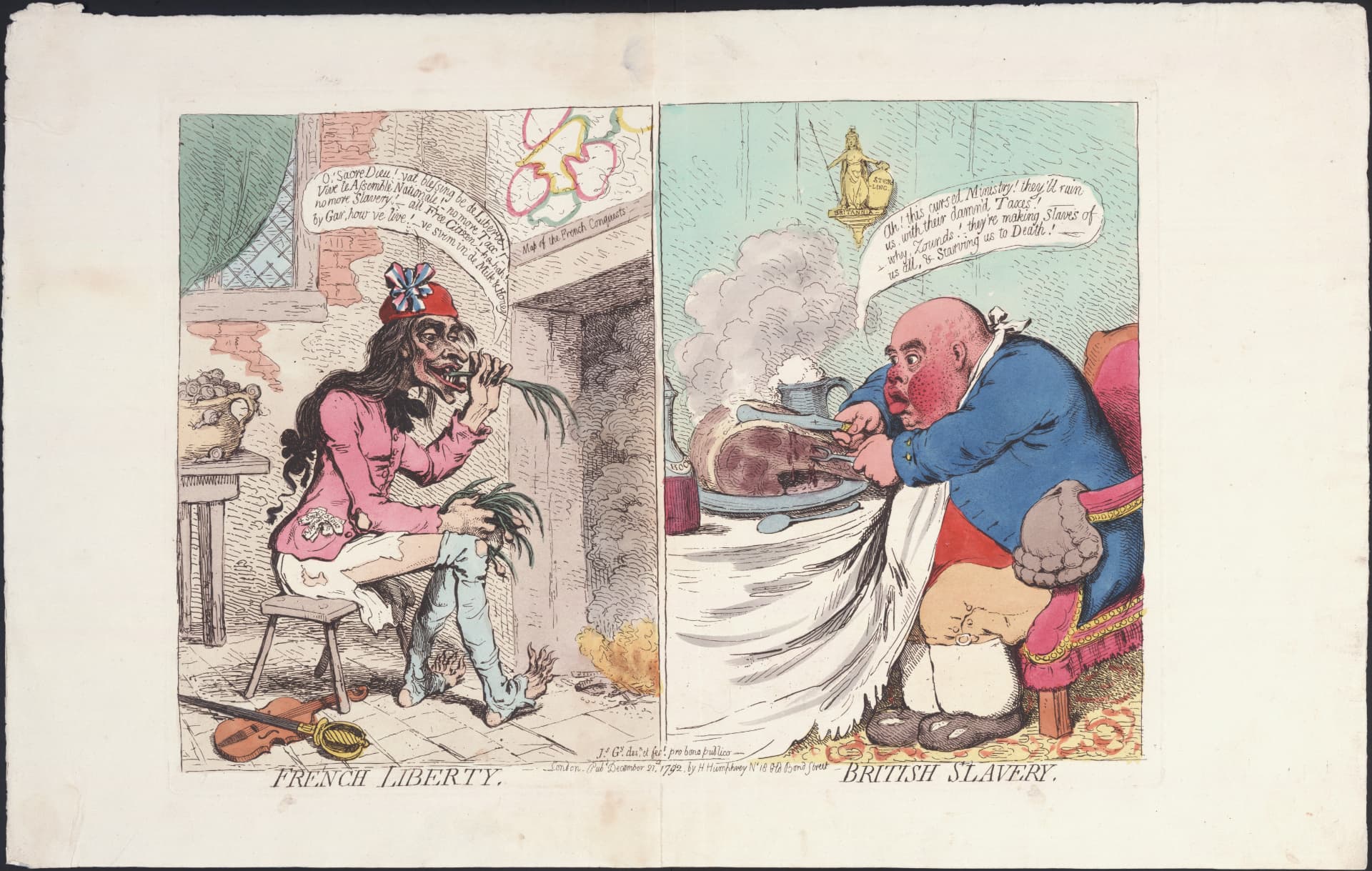 French Liberty / British Slavery
